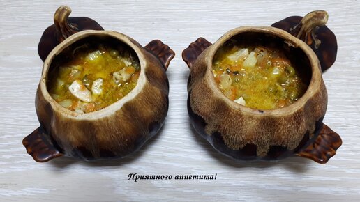 Тушеная картошка с курицей в казане