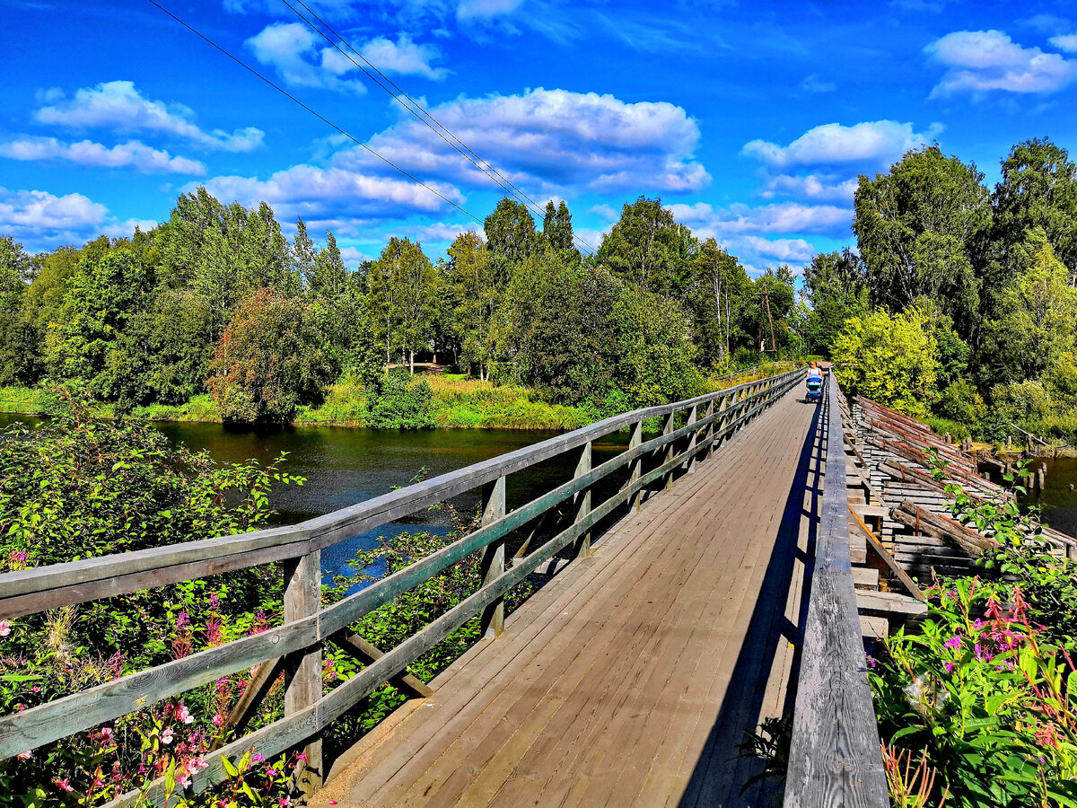 Олонец, мост через Олонку