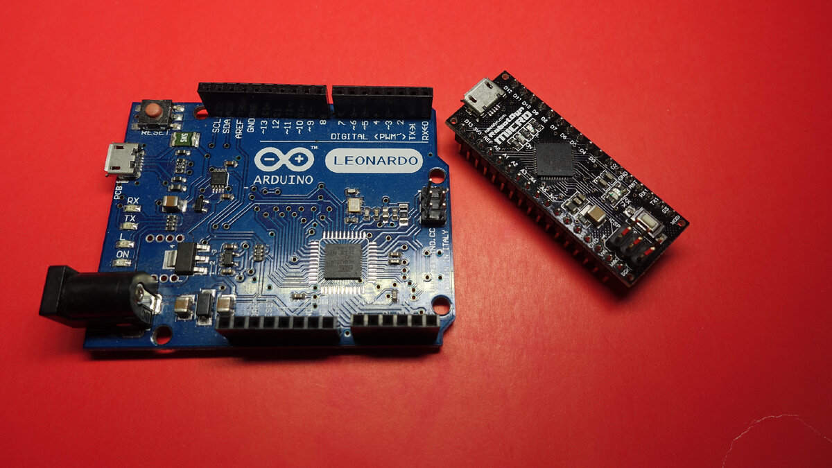 Платы на микроконтроллере ATmega32u4 Arduino Leonardo и Arduino MICRO