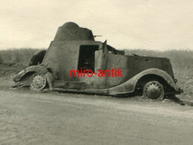 Фото с Ebay бронеавтомобиля БА-10 в районе Умани