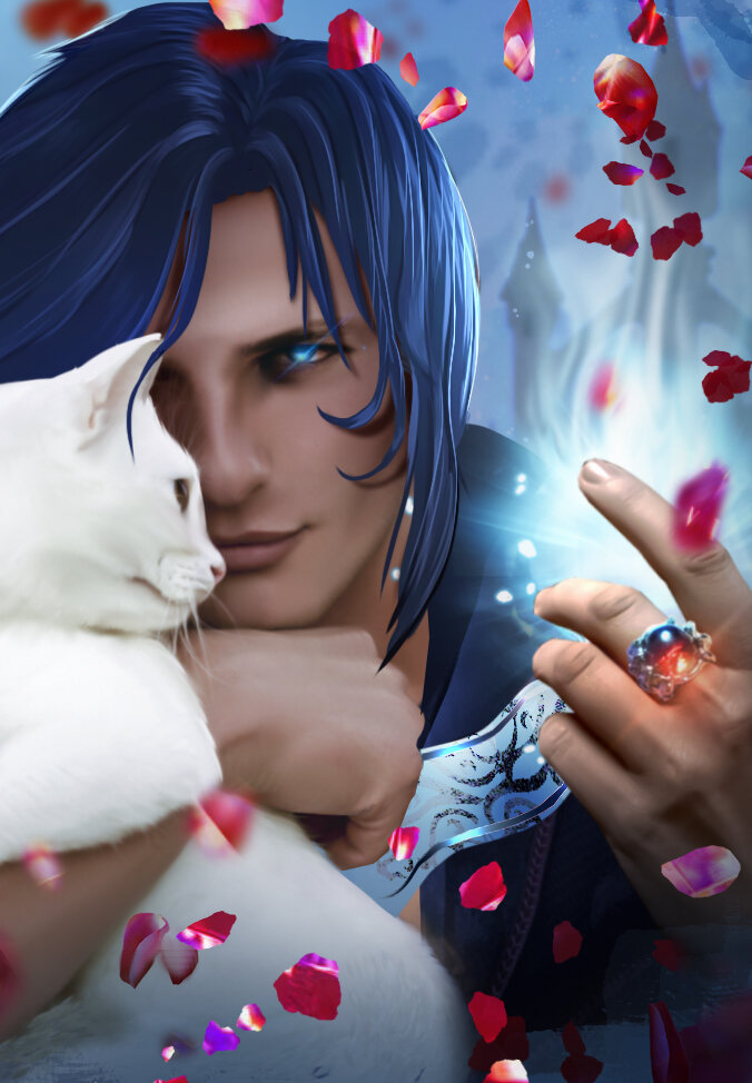 Анхель, колдун Хаоса (из романа С.Лайм "Лунарис. Любимая кошка магистра")