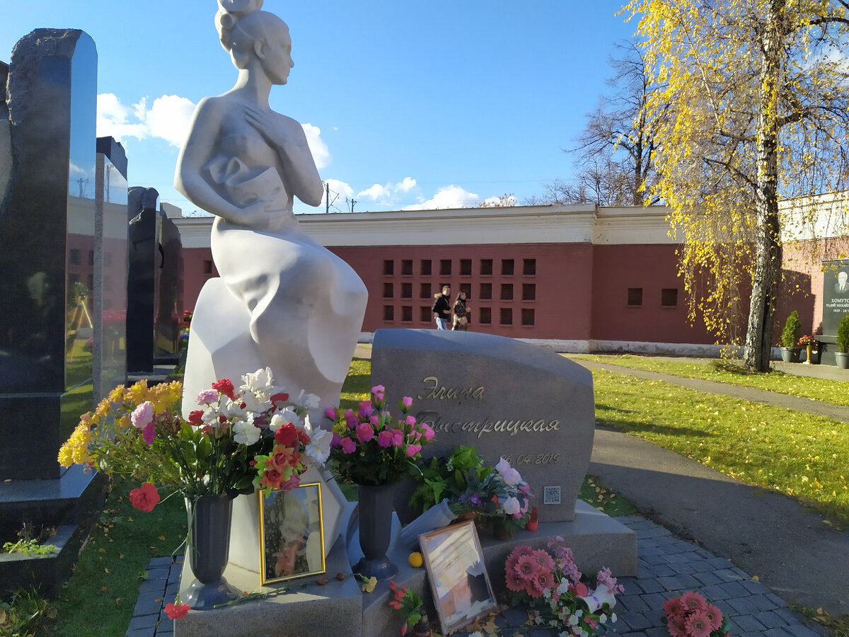 Памятник быстрицкой на новодевичьем кладбище фото сегодня