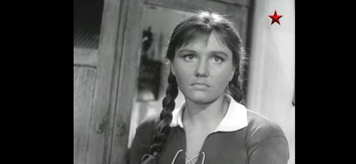 Кадр из фильма "Поезд милосердия", 1964 г. Лена - Жанна Прохоренко