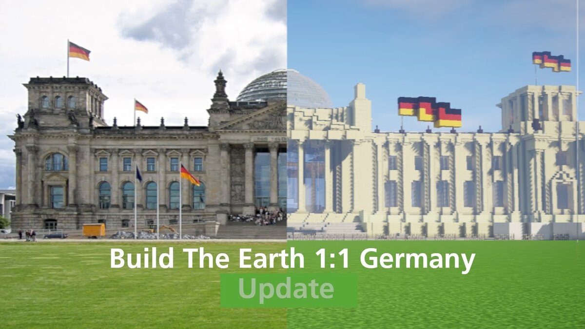 Здание в Германии: реальное фото и скриншот с BTE.