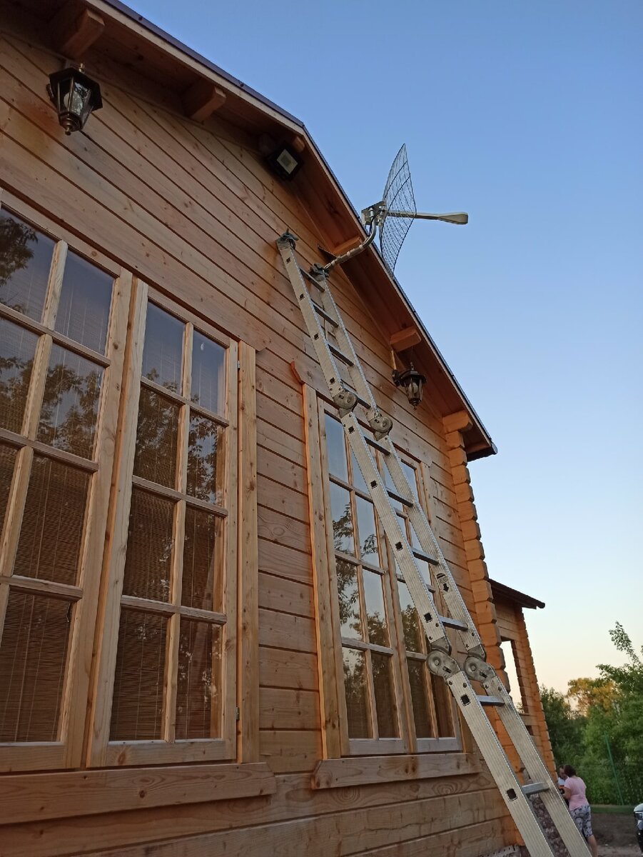 Подключили интернет в трудных условиях