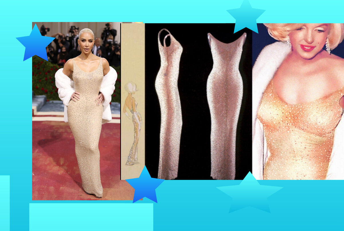 платье по идее Монро создал оскароносный  модельер