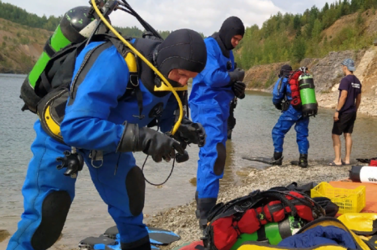    Минтербез выложил фото с места поисков утонувшего в Чердыни мужчины