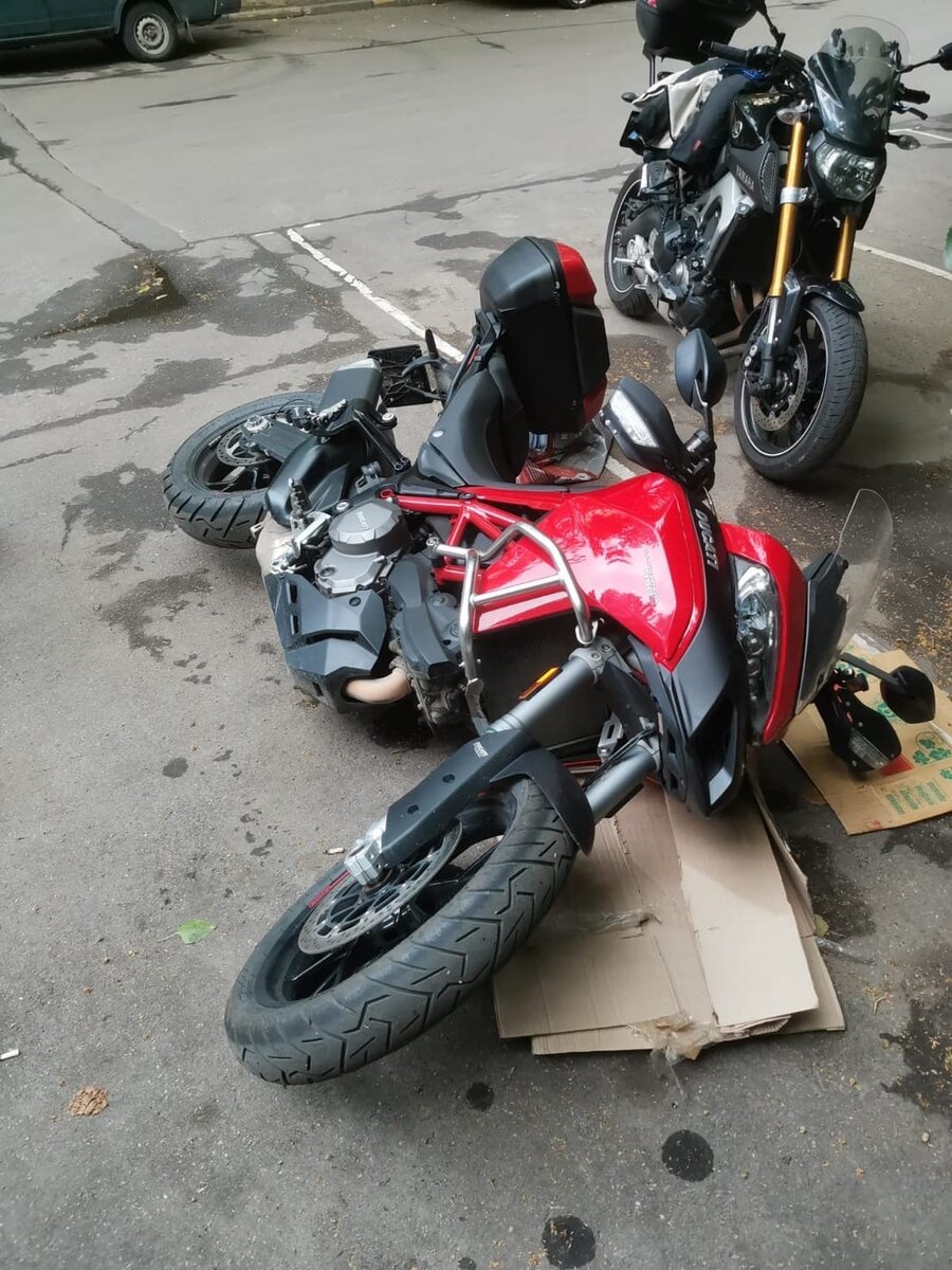 Multistrada прилегла