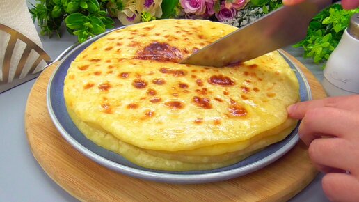Хычины балкарские с картофелем и сыром — рецепт