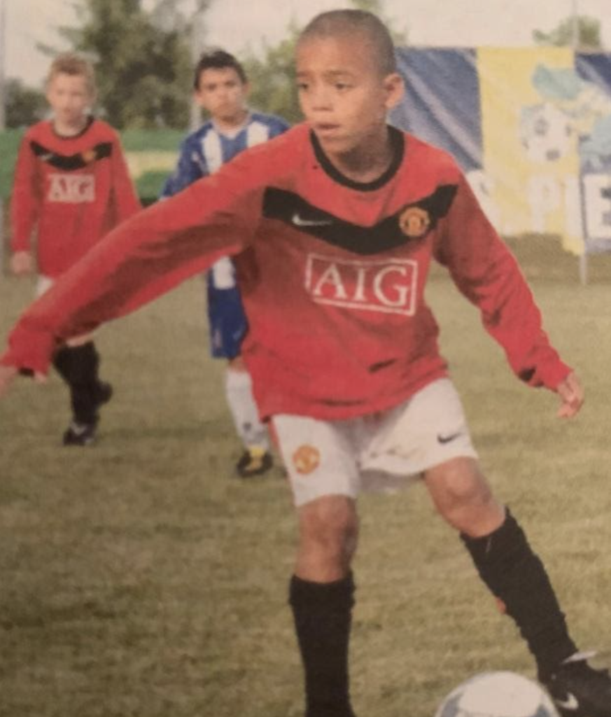 Детское фото Мейсона Гринвуда