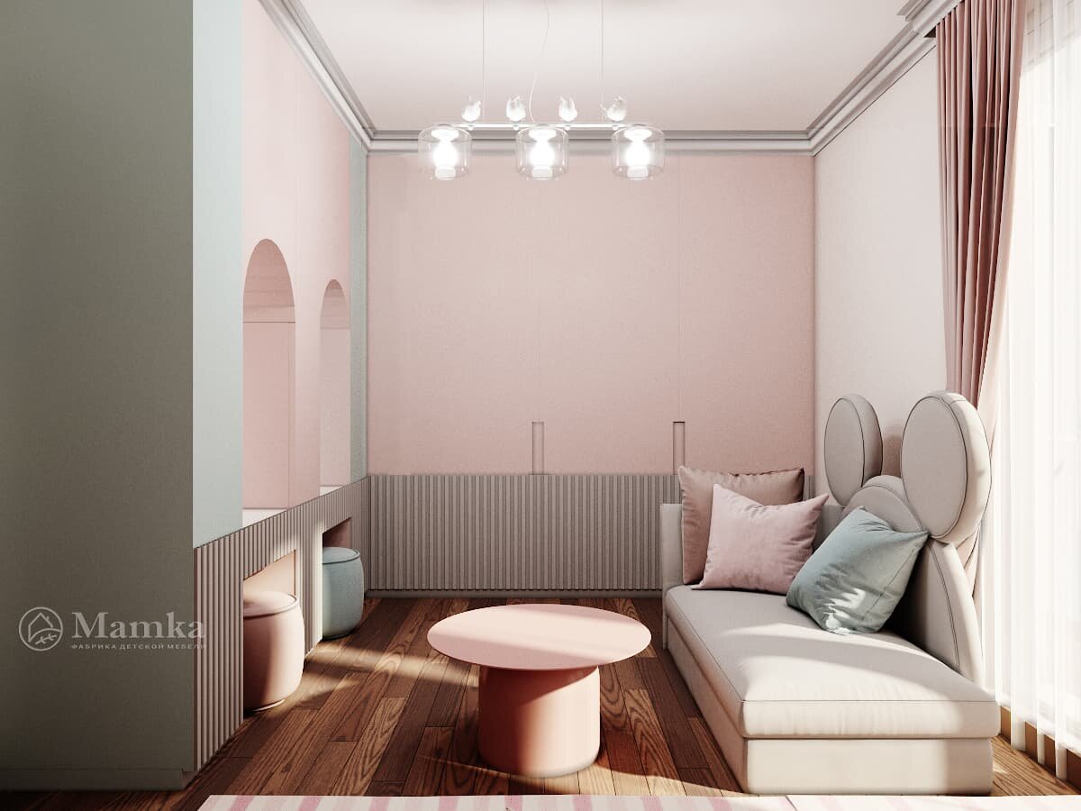 Мягкая зона отдыха с диванчиком