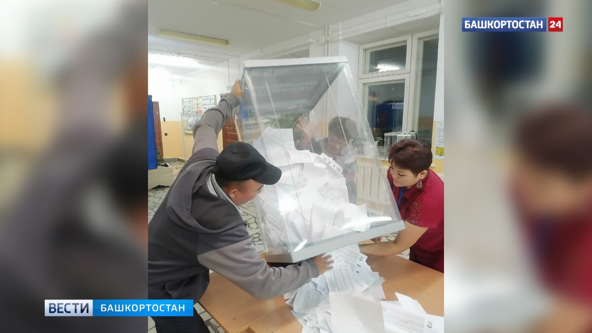 Явка избирателей по состоянию на 20.00 в Башкирии.