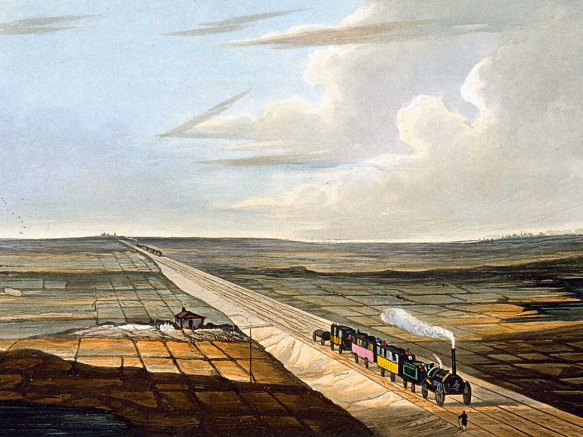 Железная дорога между Ливерпулем и Манчестером