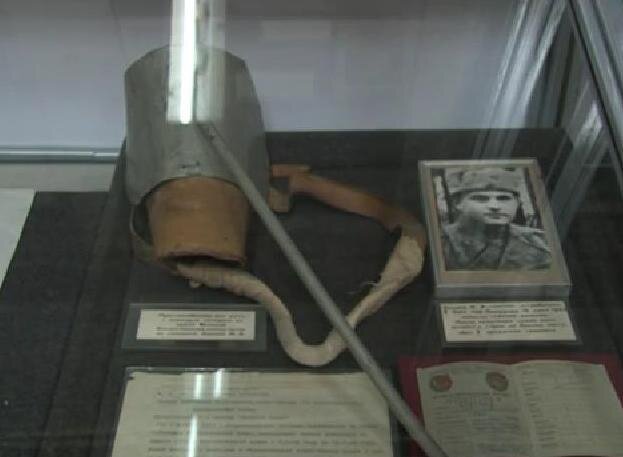 Протез героя в музее