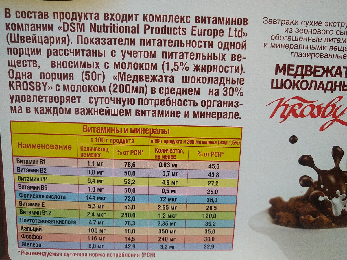 сухой завтрак