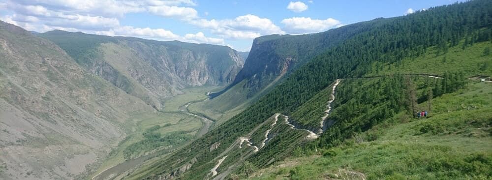 Перевал Кату-Ярык в долине реки Чулышман