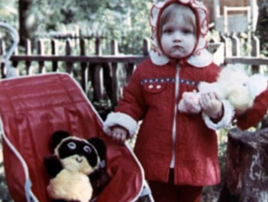 Юля Михальчик в детстве