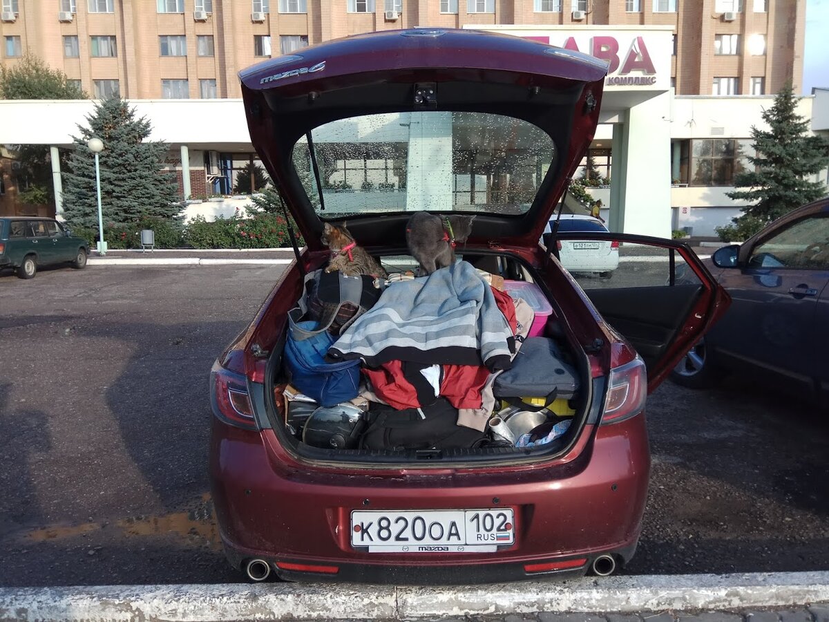 Вместительный багажник нашей ласточки