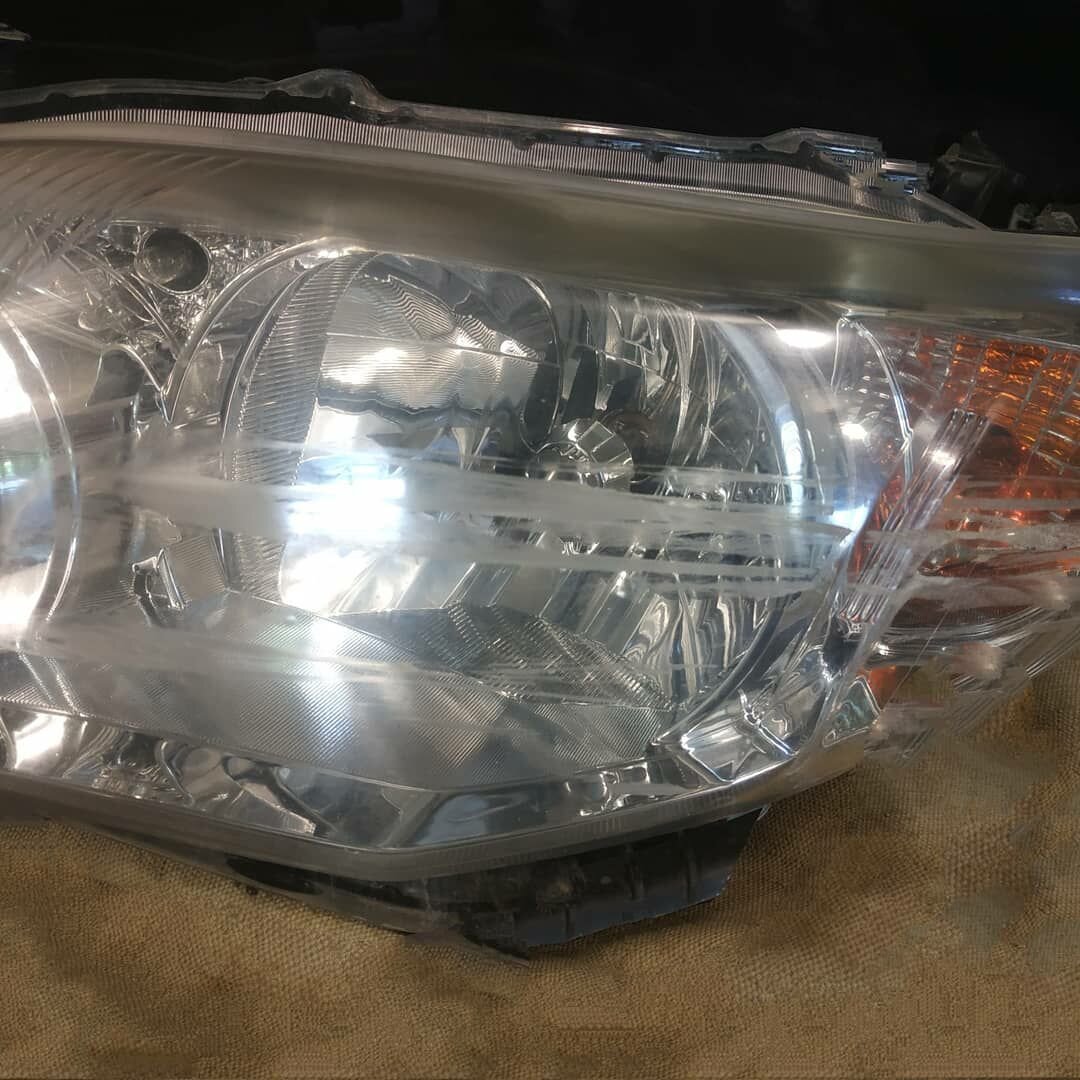 Фара после небольшого ДТП