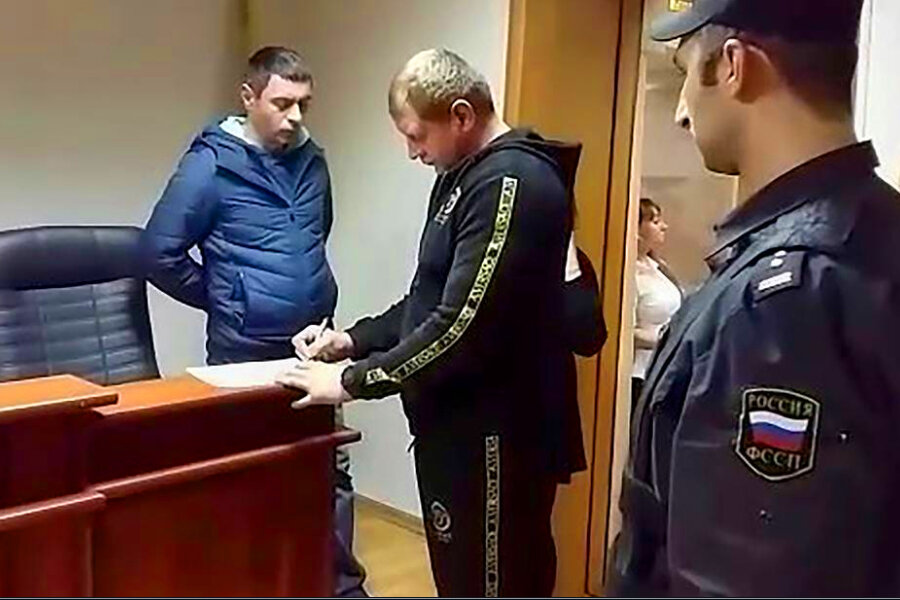 Арестованный весной 2019 года Александр Емельяненко в зале суда