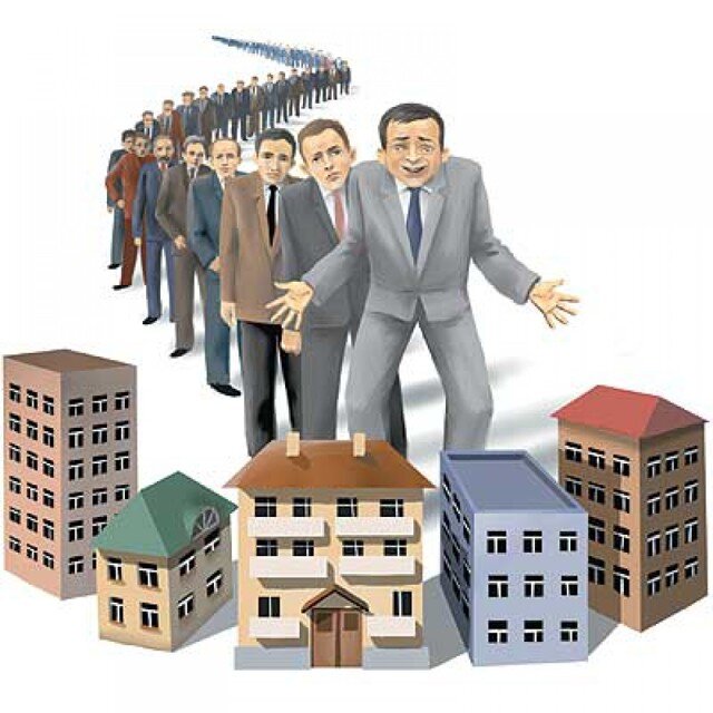 Очередь на жилье или очередь чиновников, которых надо посетить, собрав документы? Источник фото: сайт Жилищный эксперт