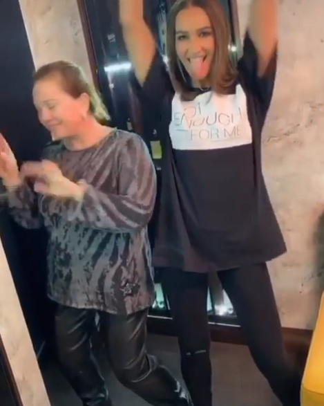 Скриншот из видео Ольги Бузовой