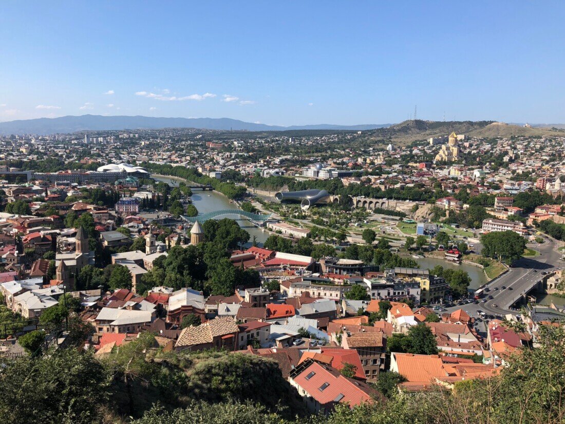 Вид на Тбилиси