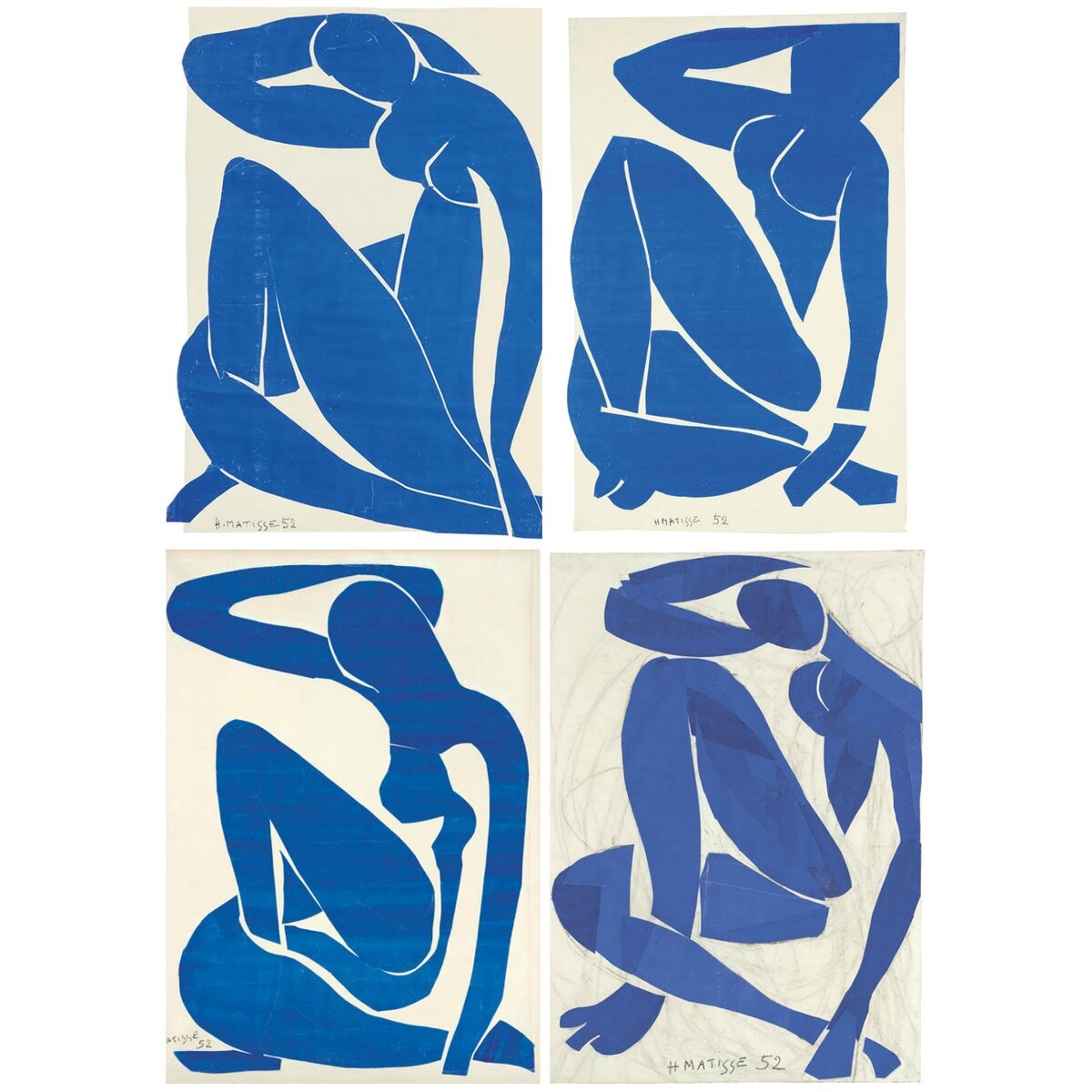 Анри Матисс, серия «Голубая Обнаженная»