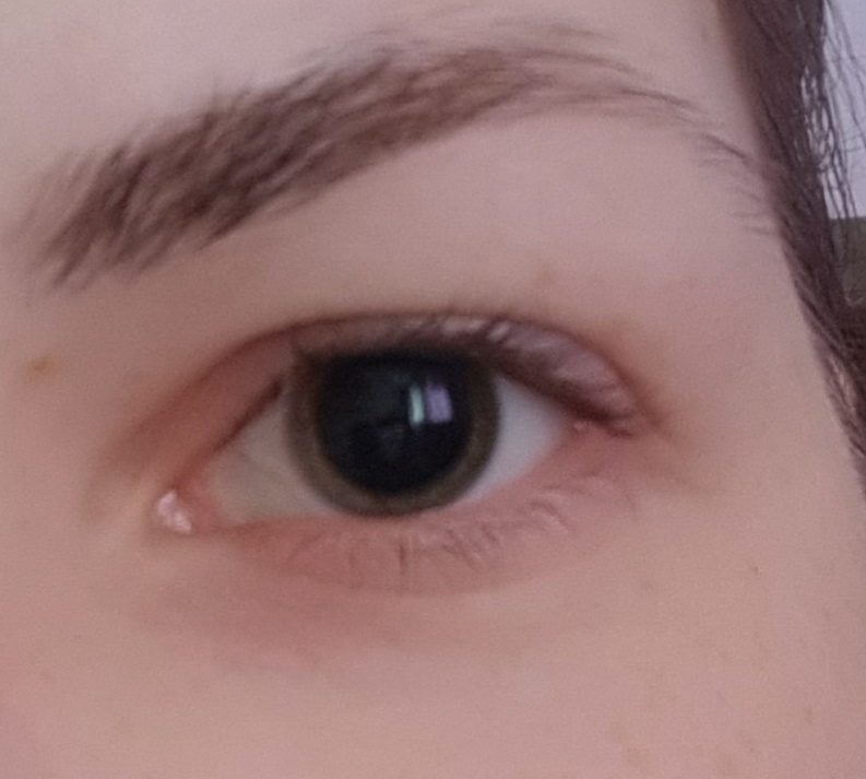 Вот так расширяется зрачок от капель.