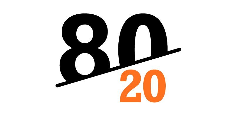 🙇￼Мышление 80/20, применяемое в повседневной жизни, способно помочь изменить стереотип поведения и сконцентрироваться на наиболее важных 20%.   
🏌‍♀️￼Действия, основанные на мышлении 80/20, помогут достичь большего с меньшими затратами. Чтобы начать мыслить по принципу 80/20, следует постоянно спрашивать самого себя: где те 20% на входе, которые приводят к 80% на выходе? Никогда не предполагай, что ответ тебе известен автоматически, а потрать некоторое время, чтобы творчески обдумать это. Каждый грамм прозрения, полученного в результате затрат некоторого количества времени, может привести за собой пуды прозрения, полученного на базе интуиции или воображения. 
 
💁‍♂️￼Принцип 80/20 и развитие бизнеса. 
Сущность принципа 80/20 применительно к бизнесу заключается в том, чтобы создать максимальную выгоду для акционеров и заработать как можно больше денег с наименьшими затратами и усилиями. Любой бизнес может очень много выиграть от использования этого принципа. Наиболее важной сферой его применения является определение тех областей бизнеса, где компания получает основные прибыли, и, что в равной степени важно, тех, где она терпит убытки. Каждый бизнесмен думает, что это ему уже известно, и почти каждый, думая так, ошибается. Если бы они могли видеть верную картину, они бы трансформировали весь свой бизнес. 
 
🤵￼Итак, применительно к бизнесу принцип 80/20 утверждает следующее: 
• 20% сотрудников делают 80% работы и добиваются 80% результатов. Наделите их большими полномочиями! 
• 20% покупателей приносят 80% прибыли. Сфокусируйтесь на них! 
• 20% проектов обеспечивают 80% роста фирмы. И наоборот. Инвестируйте в первые и закройте вторые!🙇