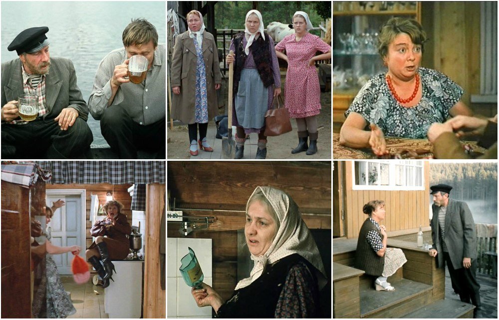 фрагменты из фильма "Любовь и голуби"