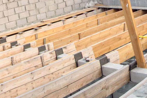 Деревянные межэтажные перекрытия балками | Купить деревянный брус в Москве и области