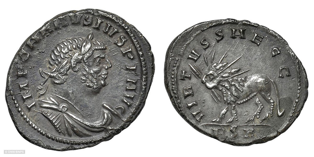 Источник фото монеты -  https://www.dailymail.co.uk/sciencetech/article-5440027/Rare-silver-coin-issued-rebel-emperor-sold-10-000.html