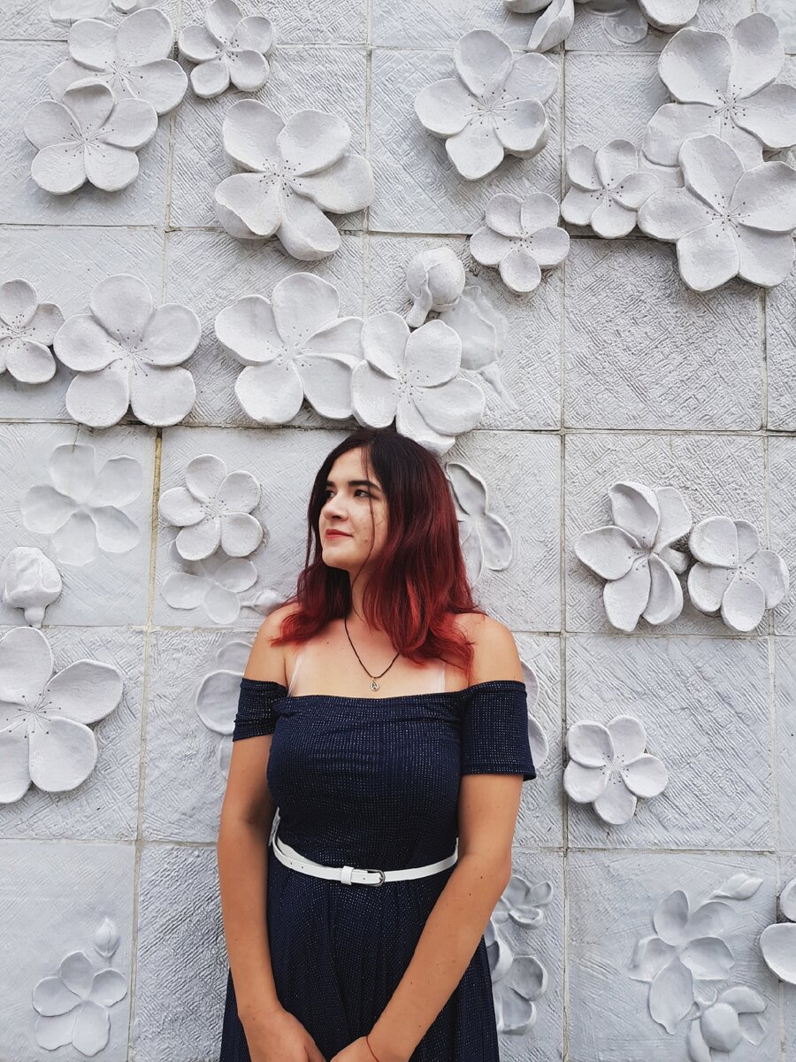 Фото из поездки прошлой осенью, неподалёку от Ewha Womans University 