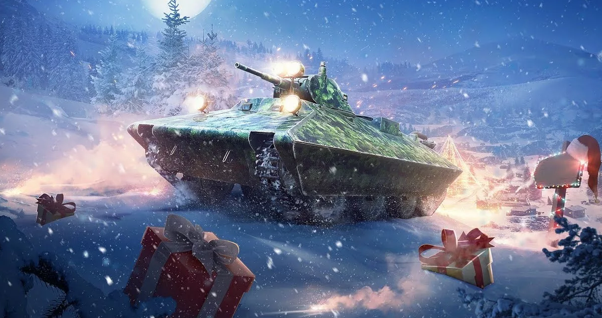 Заснеженный танк БТ-СВ в World of Tanks