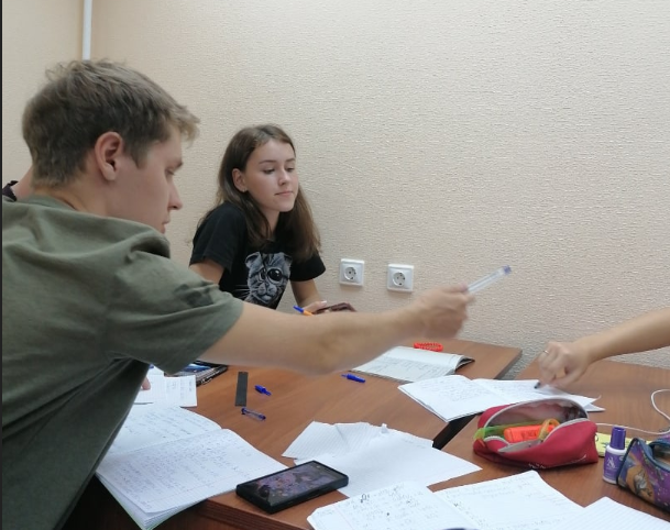 На каждом этаже есть комната для занятий - круто.