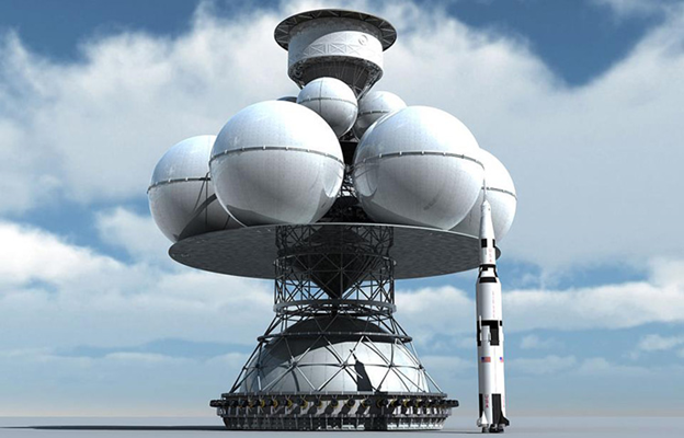 Огромный корабль и шары с топливом на десятилетия