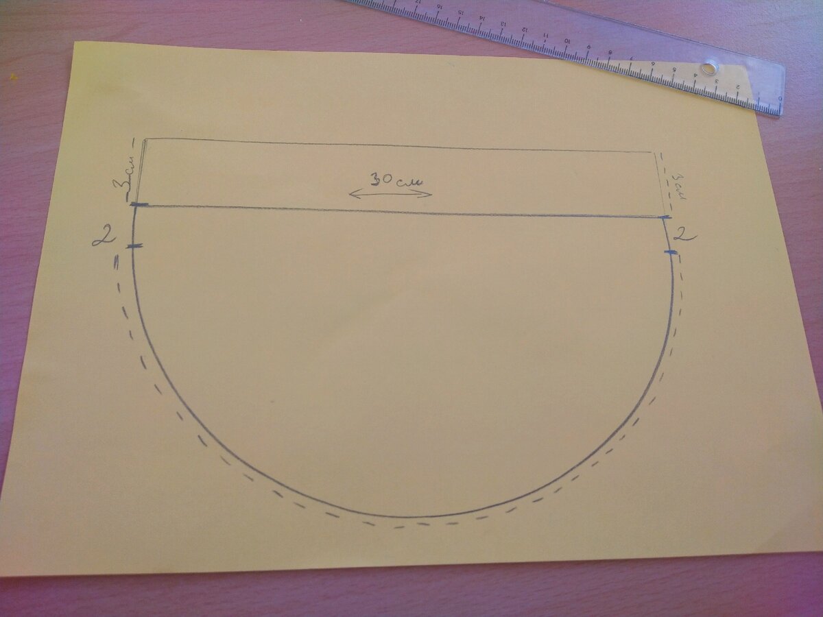 Выкройка сумочки торбочки небольшой
