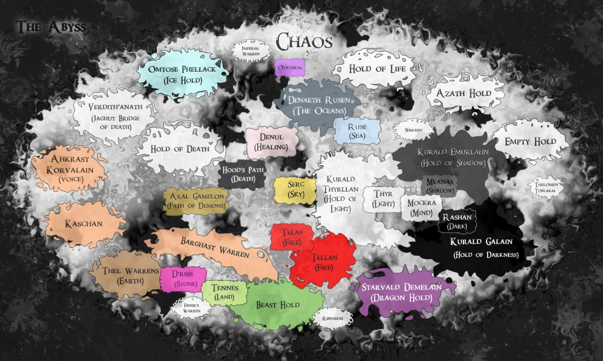 Магические Пути в мире Малазана (арт by Sigillatus, www.deviantart.com).