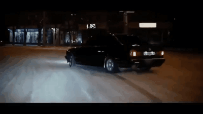 Зимний дрифт на бмв