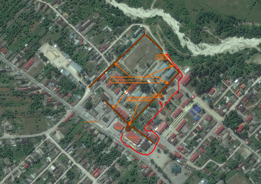 План где что искать ...) Главное доехать до Ведено и местного рынка "Беркат"!