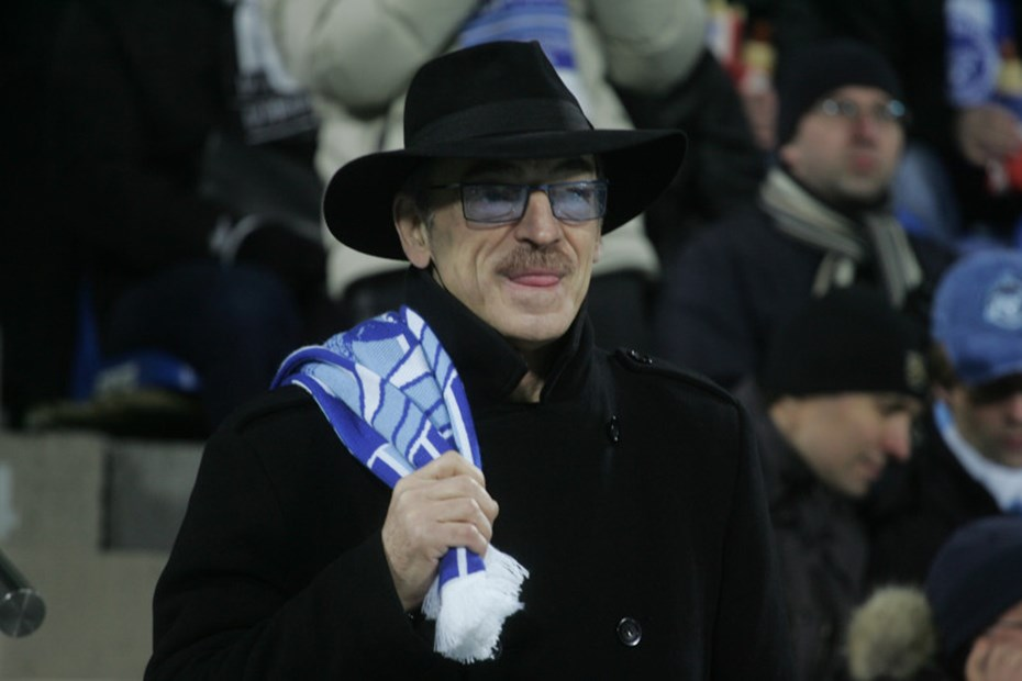 Знаменитый фанат петербургского "Зенита",  Михаил Боярский. Фото из интернета.