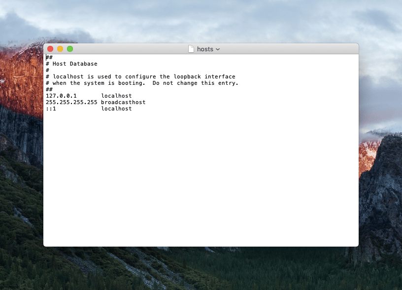 Как открыть и отредактировать файл hosts в macOS