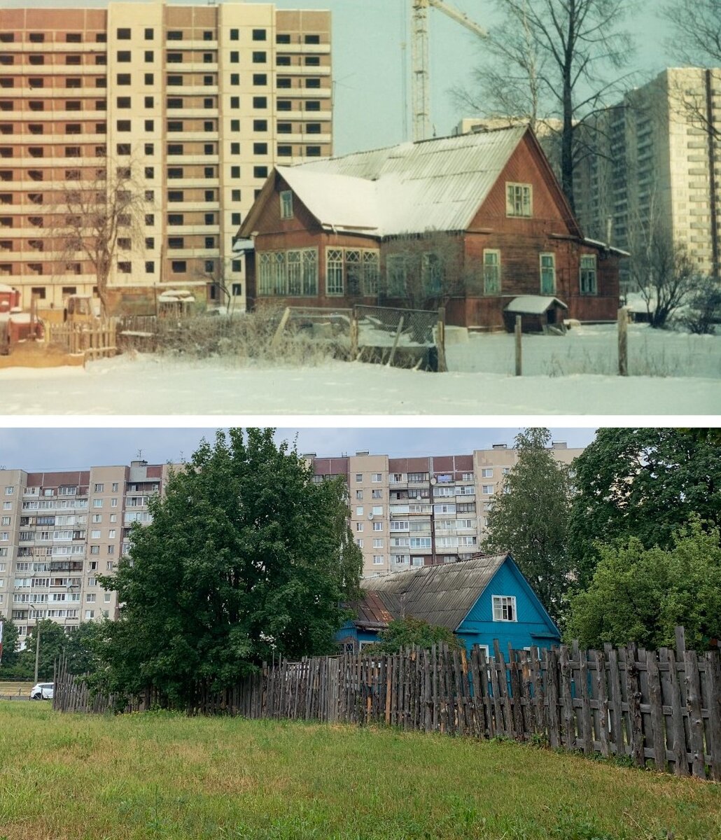 Коломяги до и после: удачный вариант сохранения исторического района?  Сравнение фотографий бывшей деревни | Заметки из Петербурга | Дзен