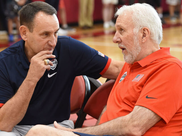 Mike Krzyzewski, Gregg Popovich