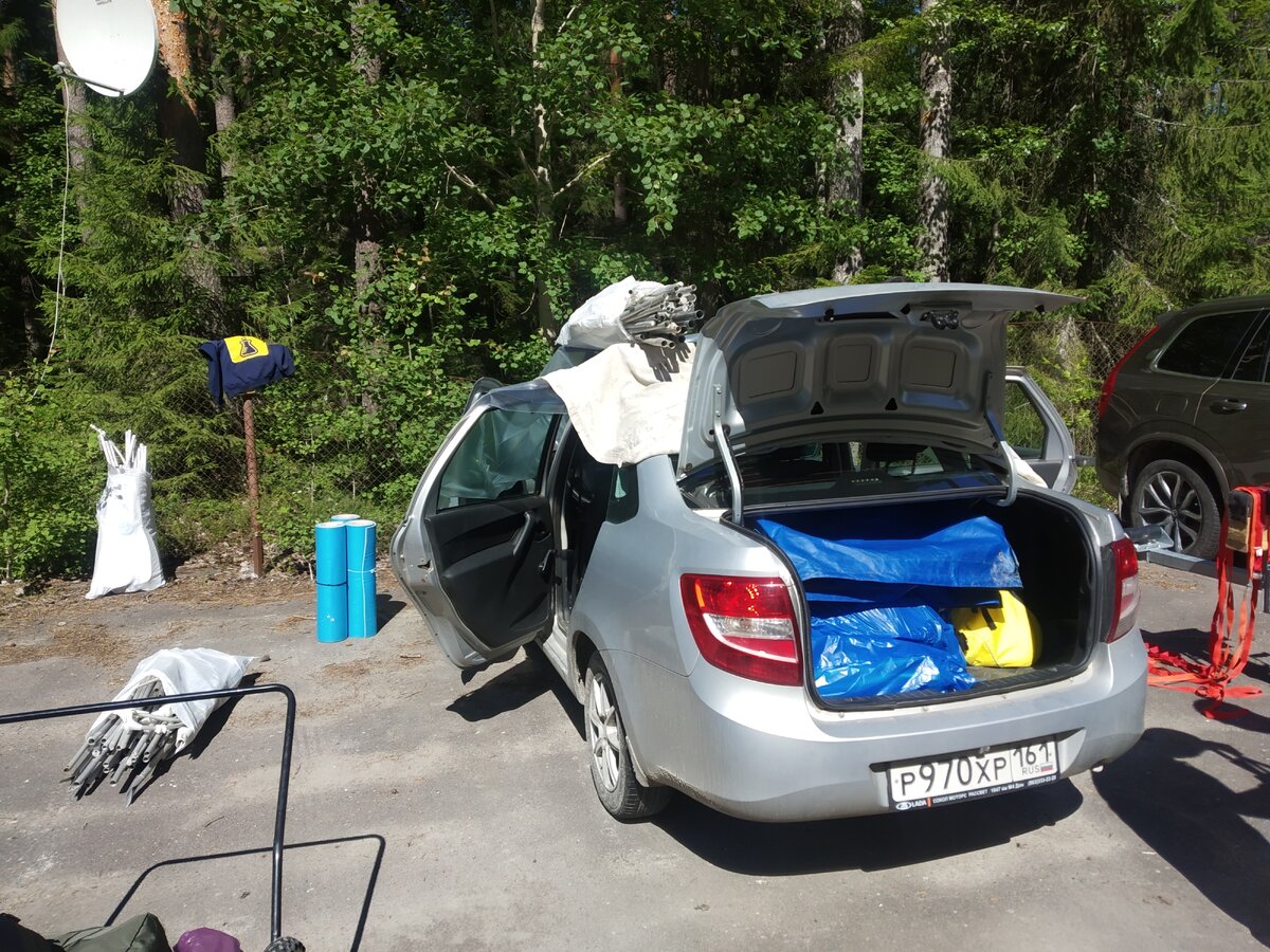 Подтаскиваем, пакуем, увязываем.