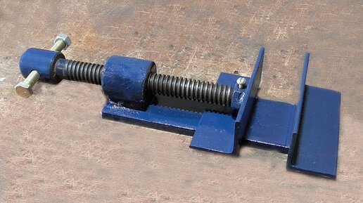 Make A Metal Mini Drill Vise | DIY HomeMade Tool