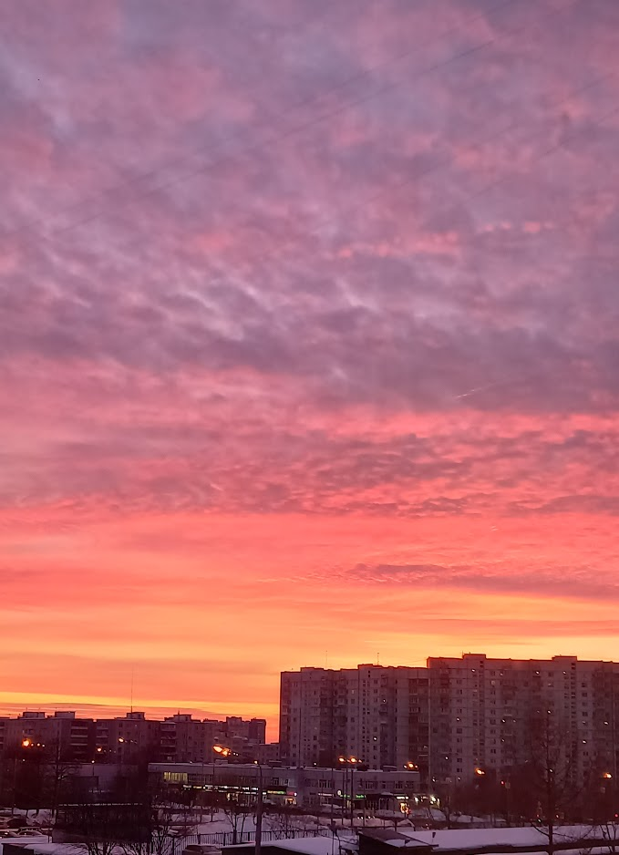 Немного красоты из моего окна вам в ленту