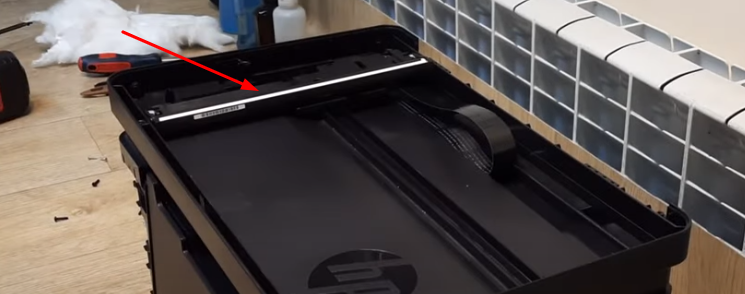 Исправная сканирующая линейка с галочкой 