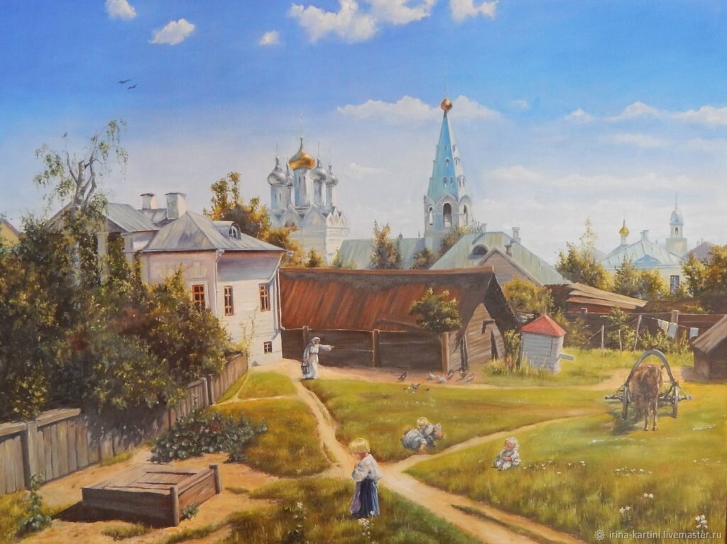 Василий Поленов. Московский дворик. 1978 г.